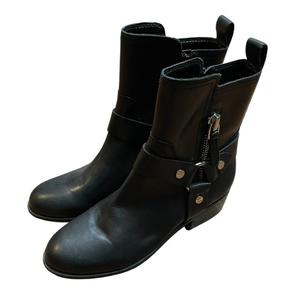 Marc Fisher Dalary Moto Harness Leather Boot - Picture 10 of 10